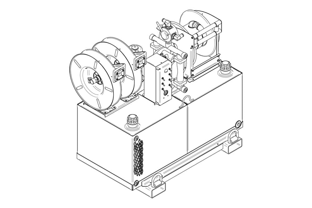 LM90 Mobile Lube Skid