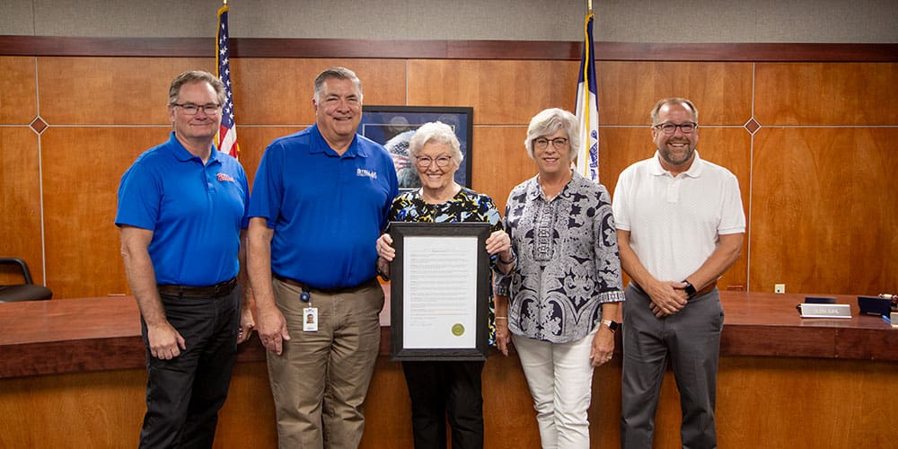 Francis Zrostlik Day, City Hall Photo